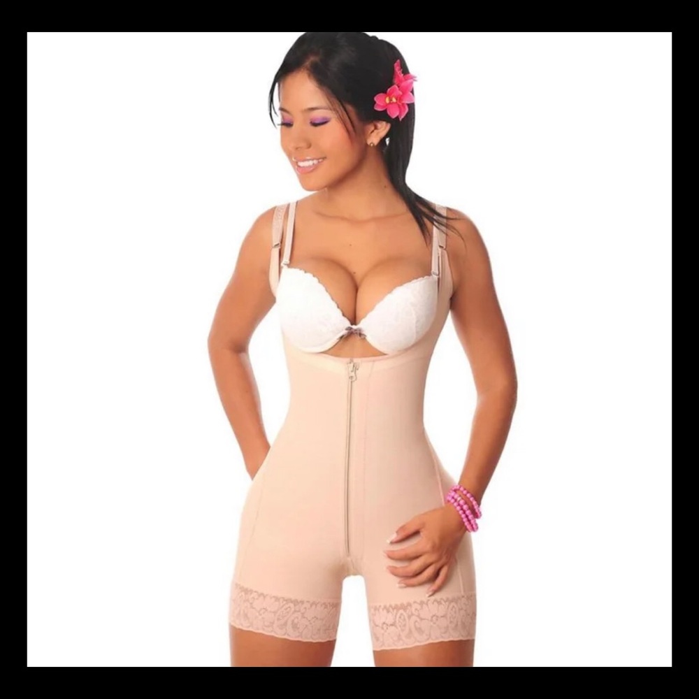 Open bust bodysuit